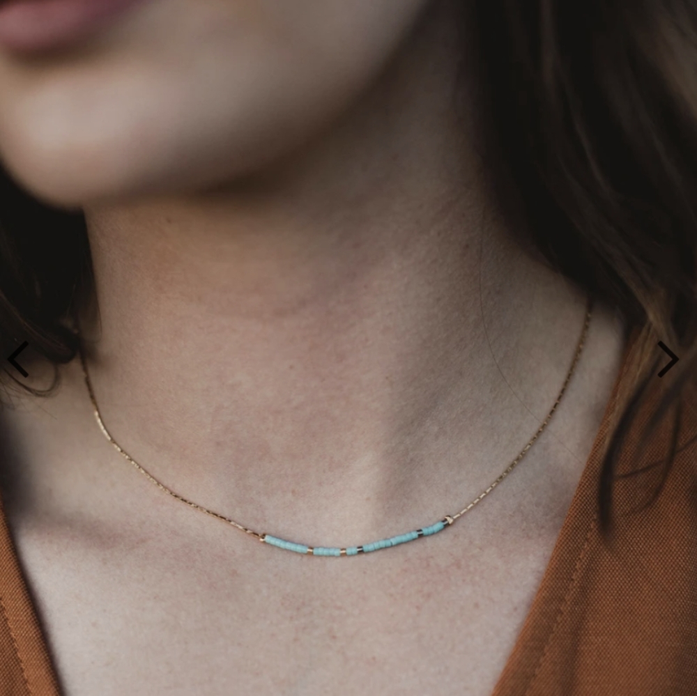 Blessed Is She Morse Code Necklace - image 5